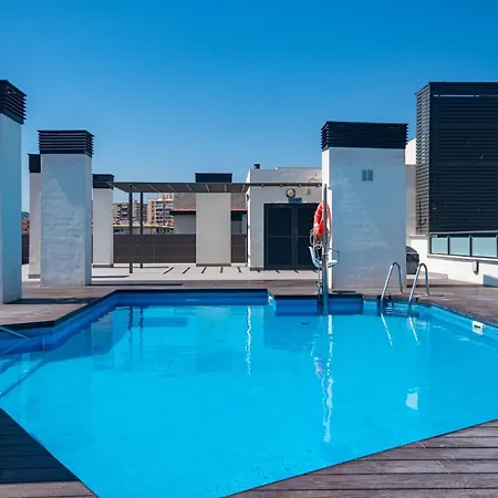 With Pool-2bedrooms 2bathrooms-malaga 公寓 *